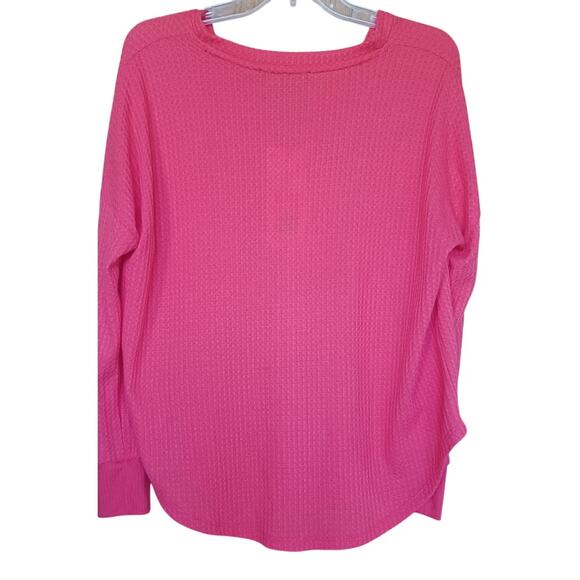 NWT Tommy Hilfiger Red Tie Front Waffle Knit Cardigan Sweater Women's Small - Picture 2 of 6